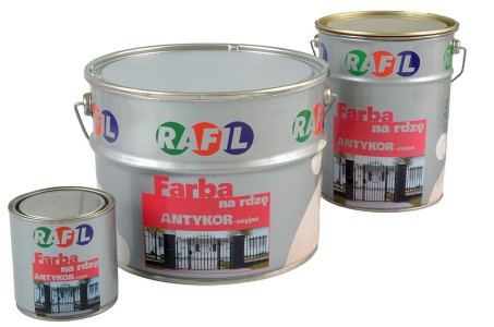RAFIL anti-corrosion paints undercoats topcoats alkyl systems Poland